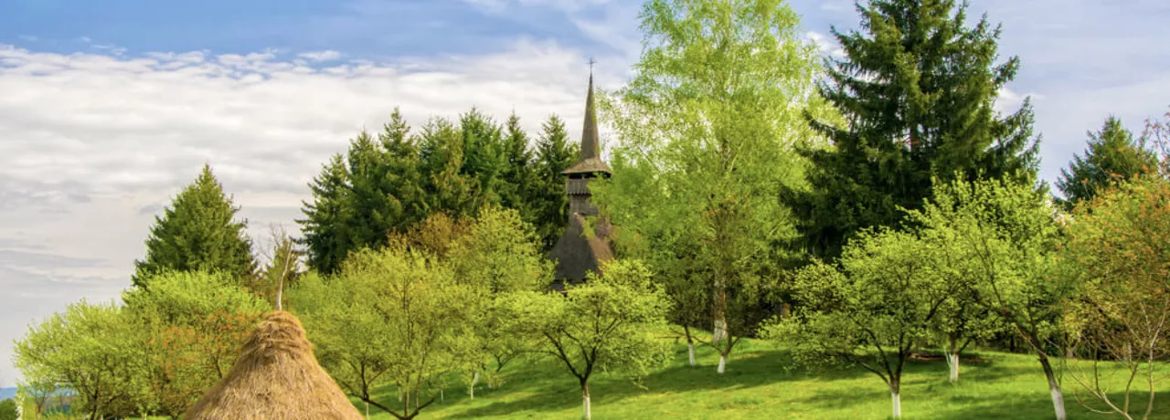 Harta obiective turistice Maramures - Manastirea Barsana - pluxee.ro