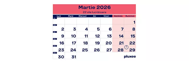 Calendar zile lucrătoare 2024, 3 - pluxee.ro